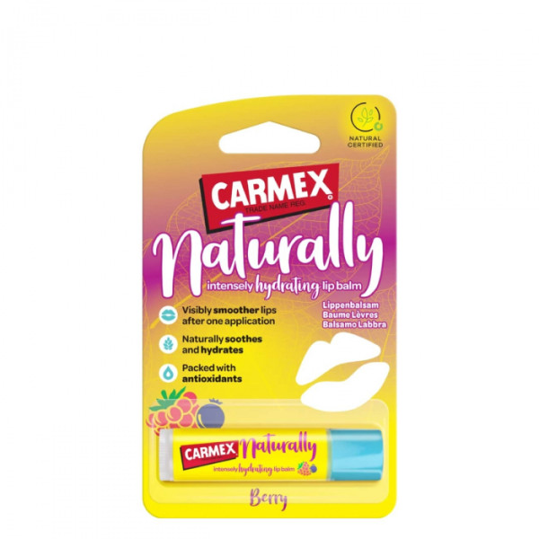 Carmex Naturally Stick Hidratante Labial Berry 4,25G