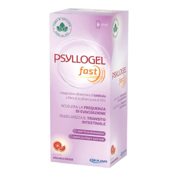 Psyllogel Fast Laranja Sanguínea Sticks X10