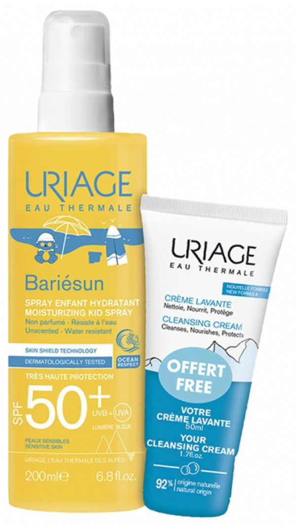 Uriage Bariesun Spray Infantil 200Ml + Creme Lavante 50Ml