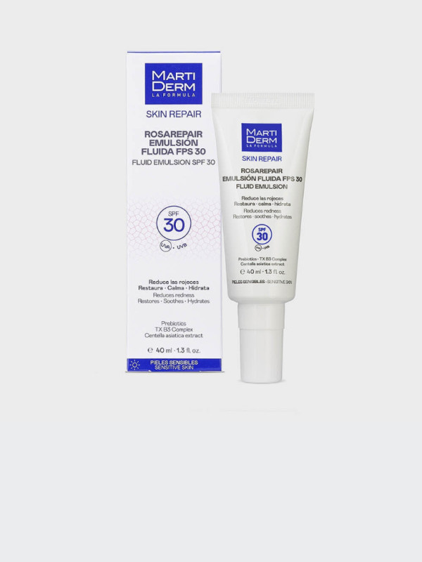 Martiderm Rosarepair Emulsão Fluida Spf30 40Ml