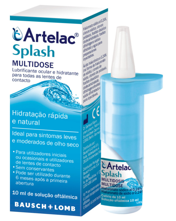 Artelac Splash Multidose Colirio 10ml