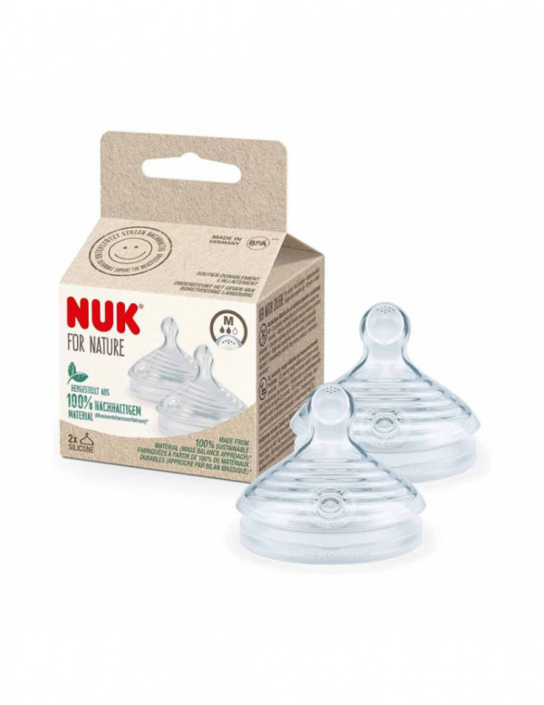 Nuk Nature Tetina Silicone M X2