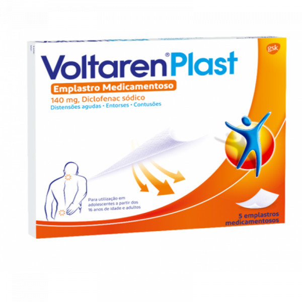 Voltaren Plast, 140 mg x 5 emplastro