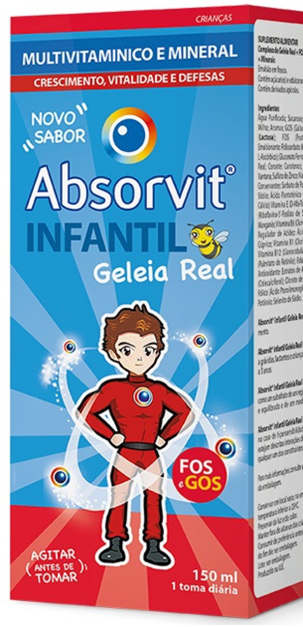 Xarope Absorvit Infantil Geleia Real 150 Ml