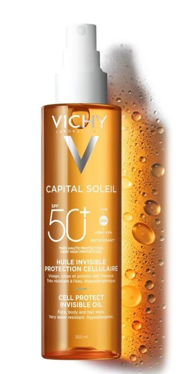 Vichy Capital Soleil Cell Protect Óleo Spf50+ 200Ml