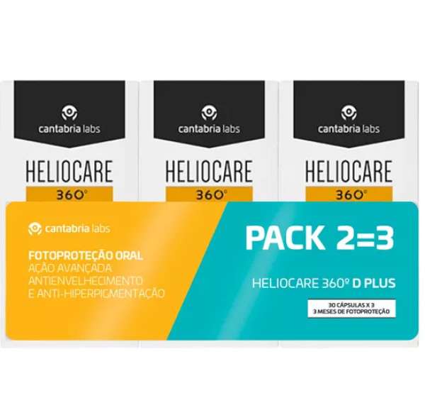 Heliocare360 D Plus Cápsulas X30 2=3