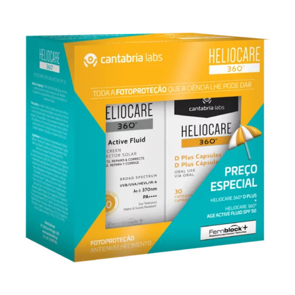 Heliocare360 Age Active Fluid+ D Plus Cápsulas x30