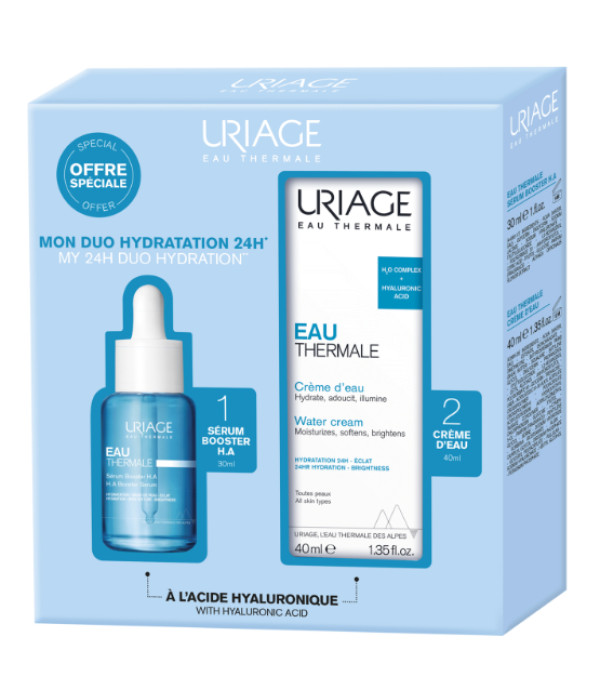 Uriage Eau Thermale Sérum Boost H.a + Creme Água Ligeiro