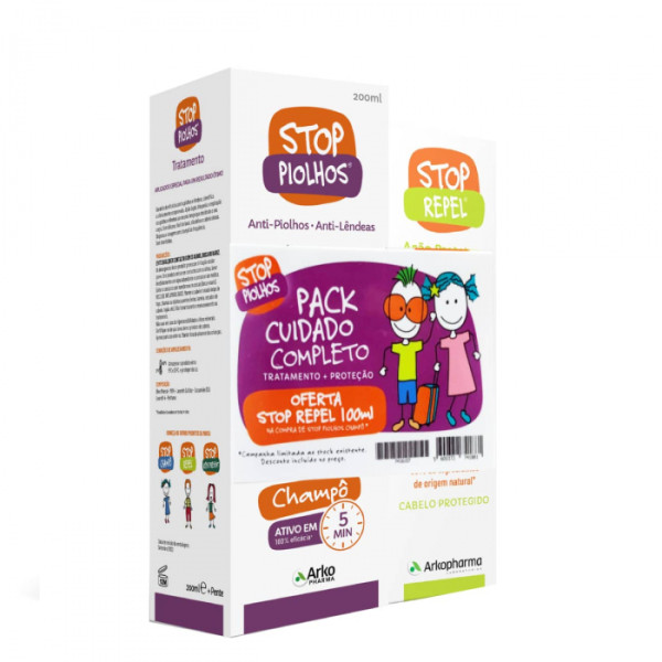 Stop Piolhos Champô Tratamento 200Ml+ Oferta Stop Repel