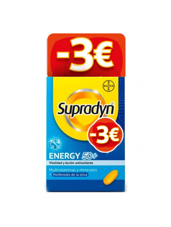 Supradyn Energy 50+ Comprimidos X30 Desconto 3€