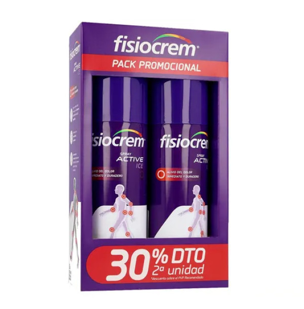 Fisiocrem Spray Active Ice 150X2 -30% 2ª Unidade