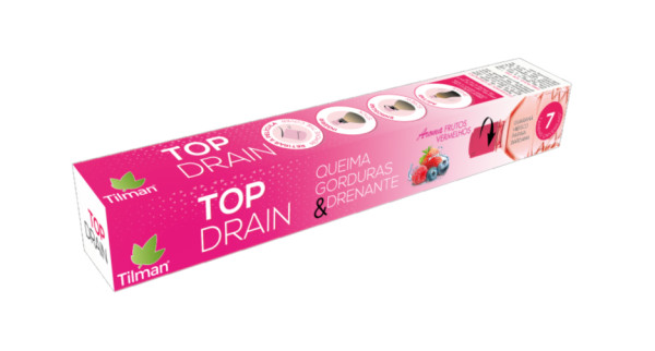 Top Drain Frutos Vermelhos Cápsulas X7