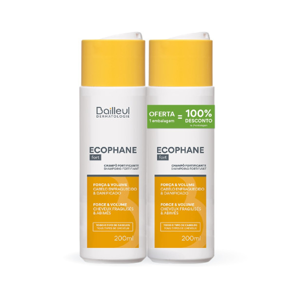 Biorga Dermatologie Ecophane Duo Champô fortificante 1=2 200 ml