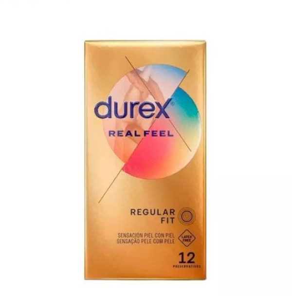 Durex Real Feel Preservativo  X12