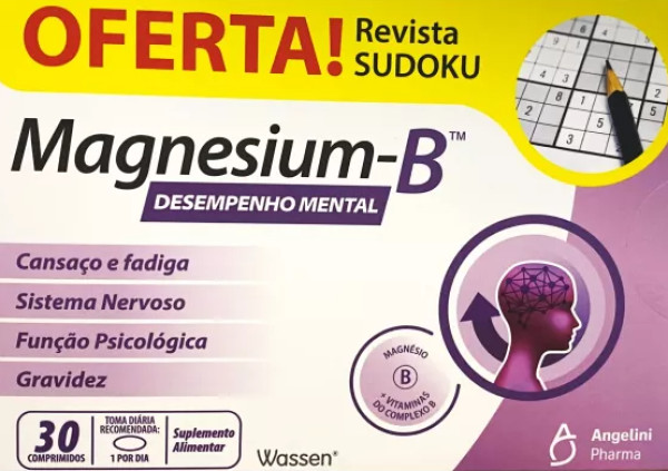 Magnesium B Comprimidos X30 + Oferta Sudoku