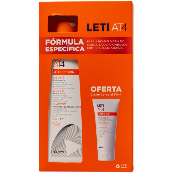 Letiat4 Champô 250Ml + Oferta Creme Corpo 50Ml