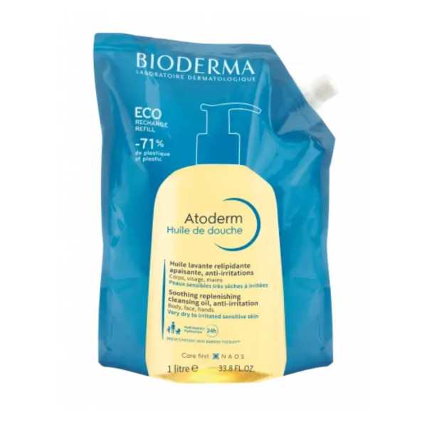 Atoderm Bioderma Óleo Duche Ecorefill 1L