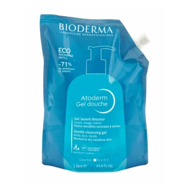 Atoderm Bioderma Gel Duche Ecorefill 1L