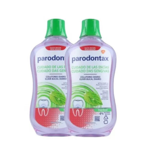 Parodontax Duo Cuidado Diário das Gengivas Elixir herbal 2 x 500 ml com Preço especial