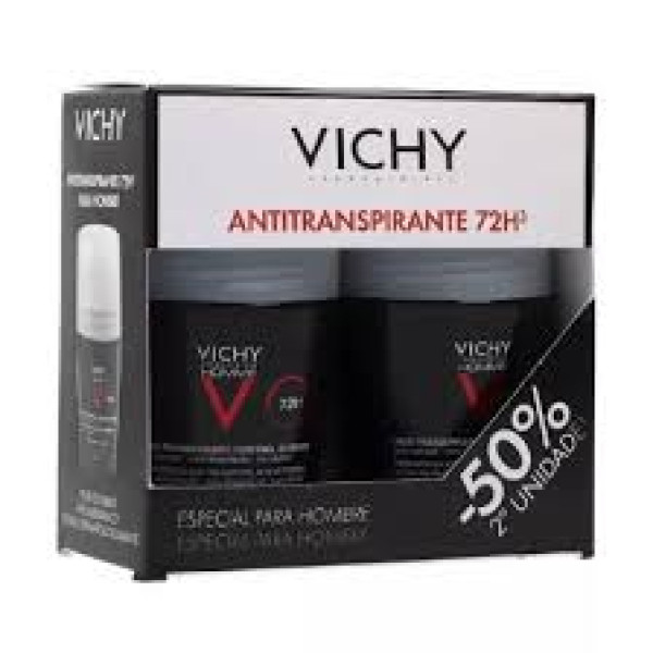 Vichy Homme Deo Rollon Ex72H 50Ml-50%2U