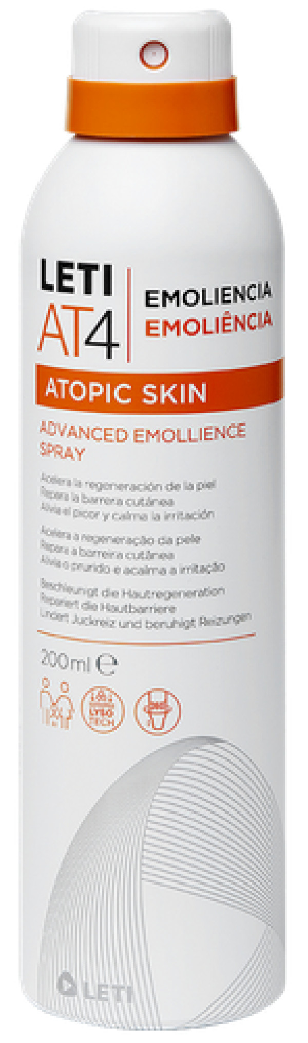 Letiat4 Advanced Emollience Spray 200Ml