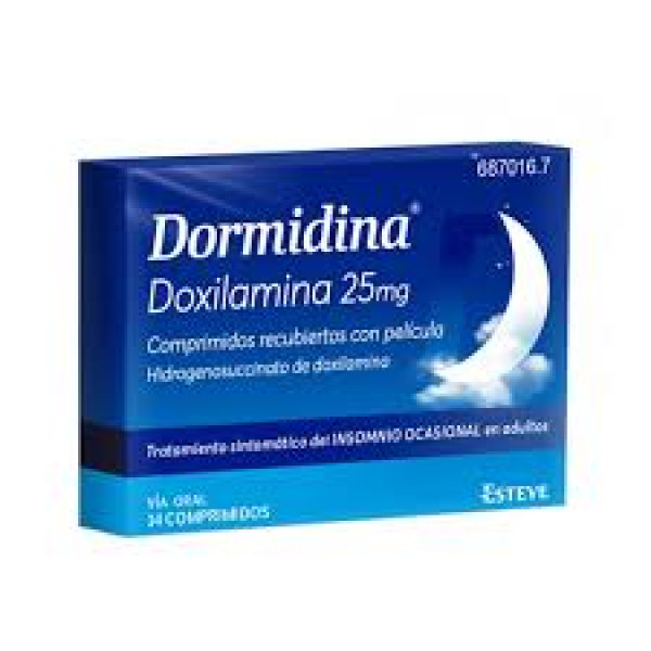 Dormidina, 25 mg x 14 comp rev