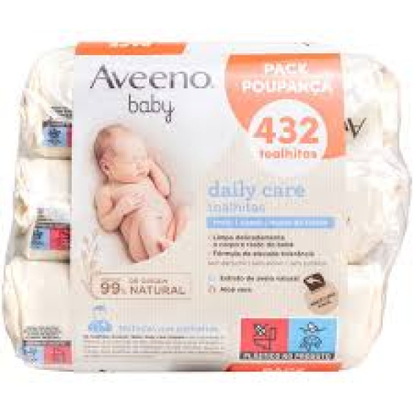 Aveeno Baby Toalhita Limpeza X72 X6 Pack