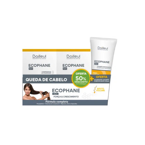 Ecophane Fort Comprimidos 60X2 + Oferta Champô 100Ml