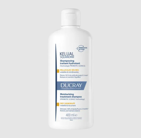 Ducray Kelual-Squanorm Champô Caspa Seca 400Ml