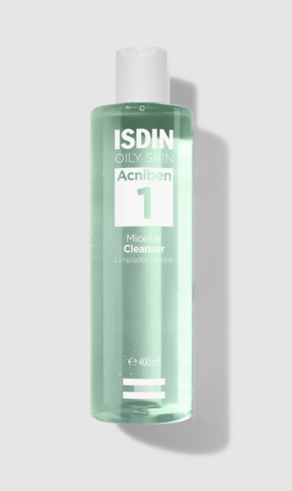 Isdin Acniben Solução Micelar Limpeza 400Ml