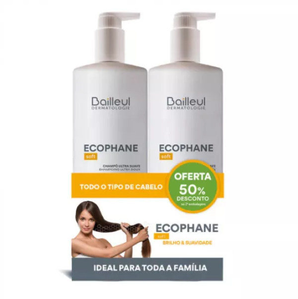 Ecophane Champô Ultra Suave 500Mlx2