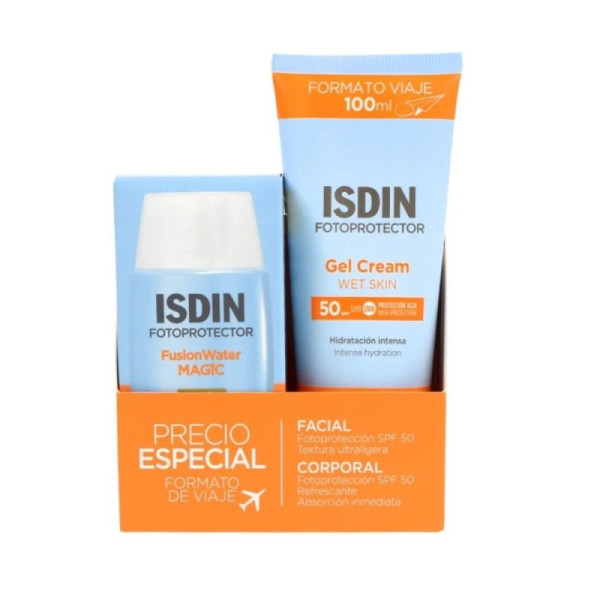 Isdin Fotoprot Fusion water magic Spf 50 50Ml+ Gel crreme Spf 50 100Ml