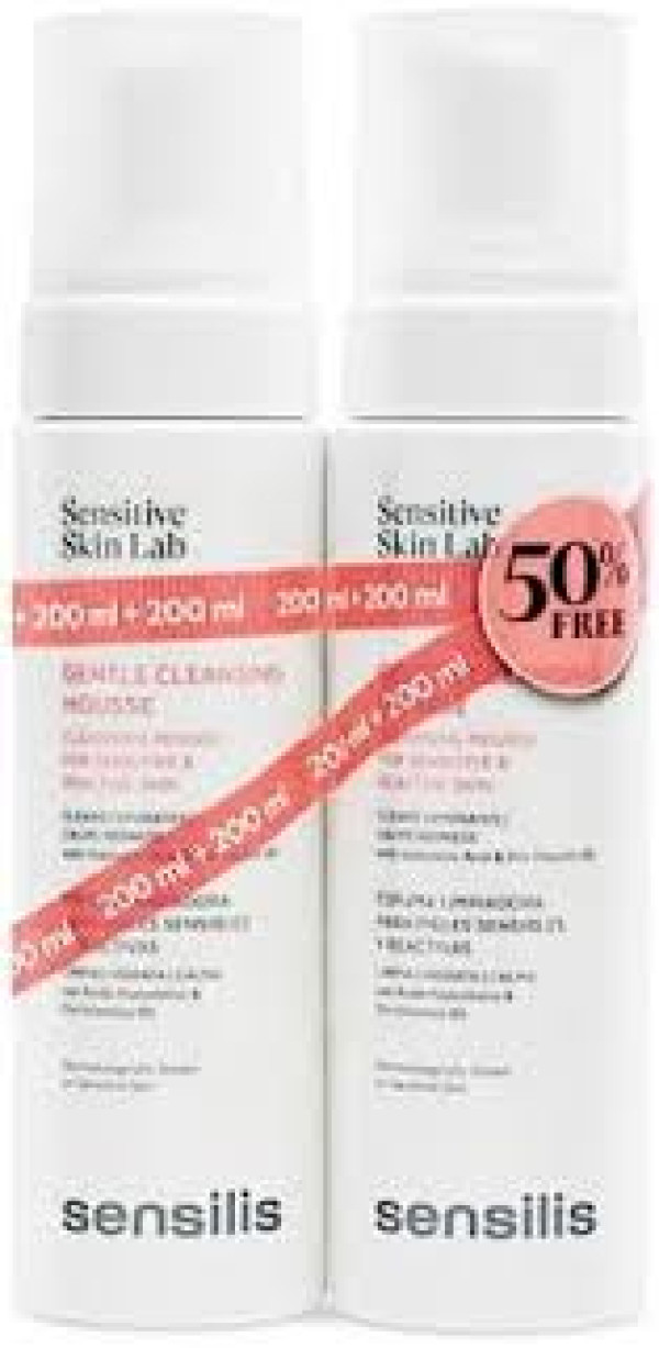 Sensilis Gentle Mousse Espuma de Limpeza 2x400ml