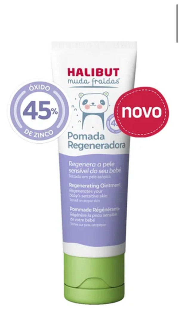 Halibut Muda Fralda Pomada Regeneradora 45ZN 50G