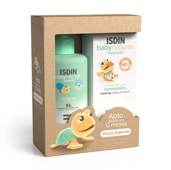 Isdin Baby Naturals Pomada Zn40 100ml + Gel-Champô 200ml