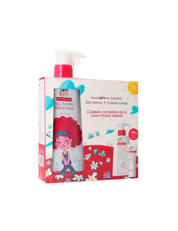LETIFEM PEDIATRIC PACK GEL INTIMO 250ML + CREMA VULVAR 30ML
