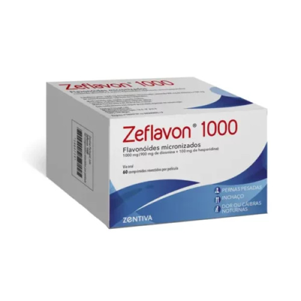 Zeflavon 1000 , 1000 Mg Blister 60 Unidade(S) Comprimidos Revestidos Pelicula