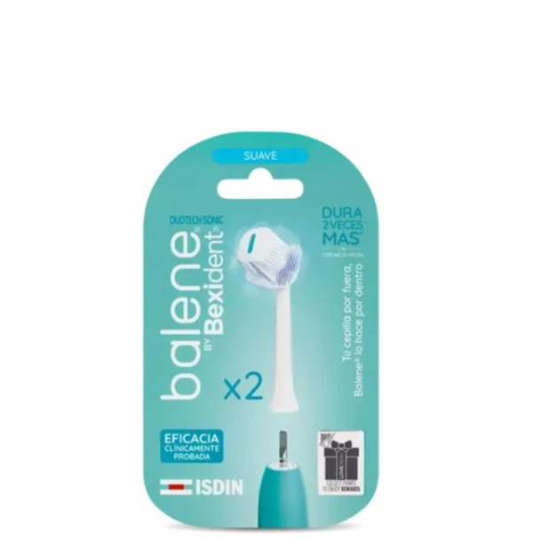 Balene by Bexident Recargas Escova de Dentes Elétrica Duotech Sonic - Suave X2
