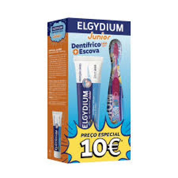 Elgydium Junior Kit Gel Dentifico Bubble 50+Escova