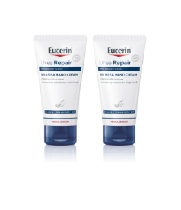 Eucerin 5% Urea repair Creme Mãos 75Ml x 2 - 65%