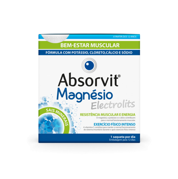 Absorvit Magnésio Electrolits Saqueta 4Gx12