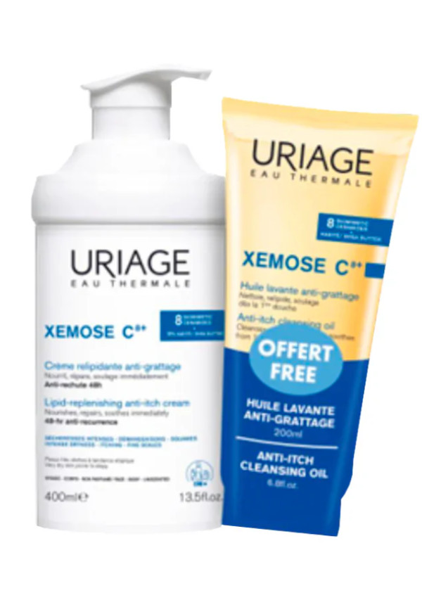 Uriage Xemose C8 Creme relipidante 400ml + Oferta Oleo lavante 200ml