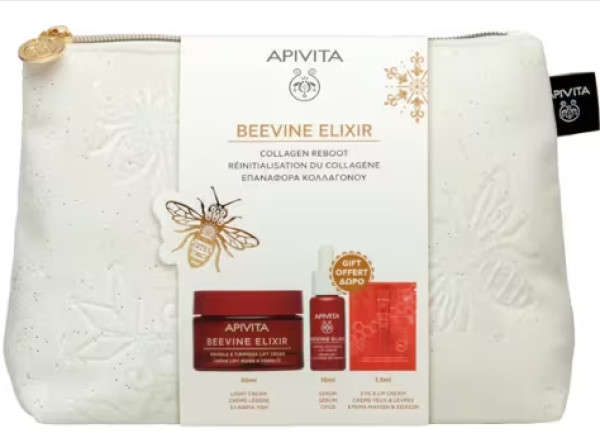 Apivita Beevine Elixir Creme Ligeiro + Sérum + Creme olhos