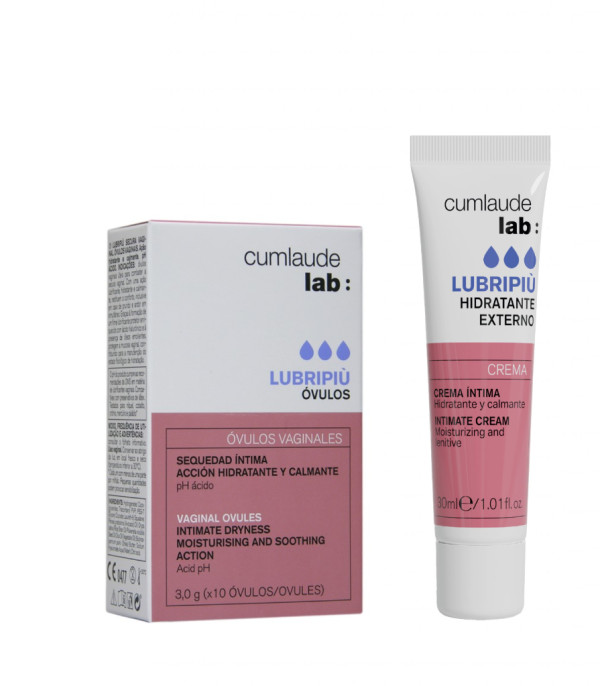 Cumlaude Lubripiu Óvulos x10 + Oferta Creme Íntimo 30ml