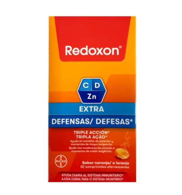 Redoxon Extra Defesas Comprimidos Efervescentes Laranja x30