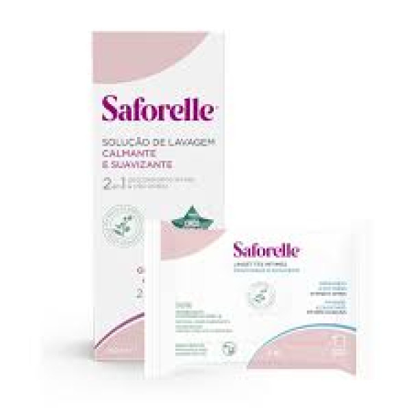 Saforelle Solução de Lavagem 250ml + Toalhetes Íntimos 20 Unidades