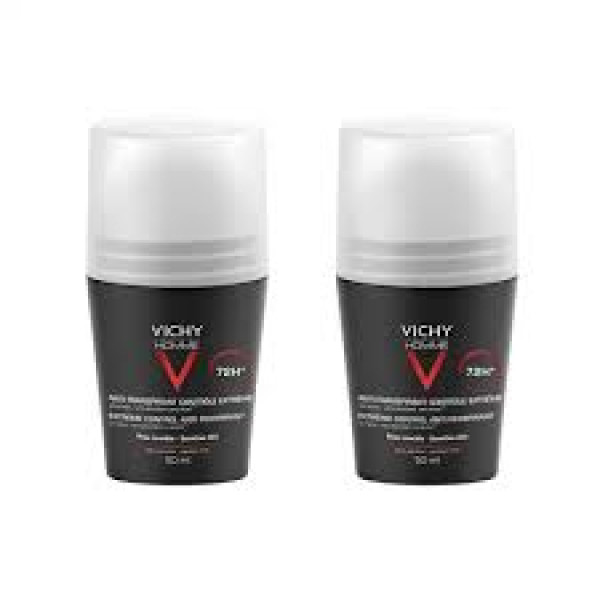 Vichy Homme Deo Rollon72H 50X2-50%2U 25