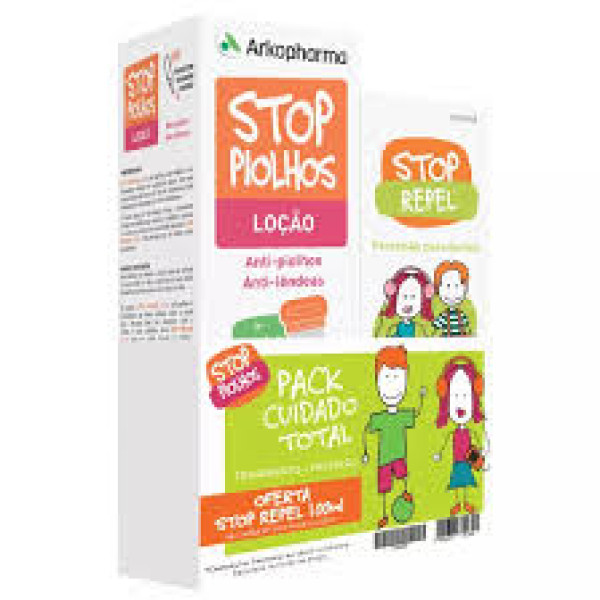 Stop Piolhos Cuidado Total Kit Completo | Loção Tratamento + Spray Repelente