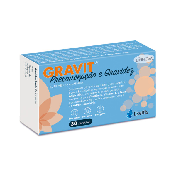 Gravit Preconcepção E Gravidez Caps X30