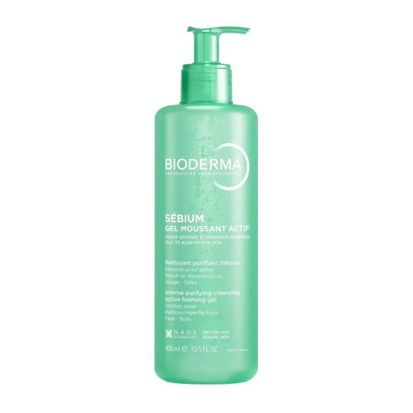 Sebium Bioderma Gel Moussant Actif 400Ml